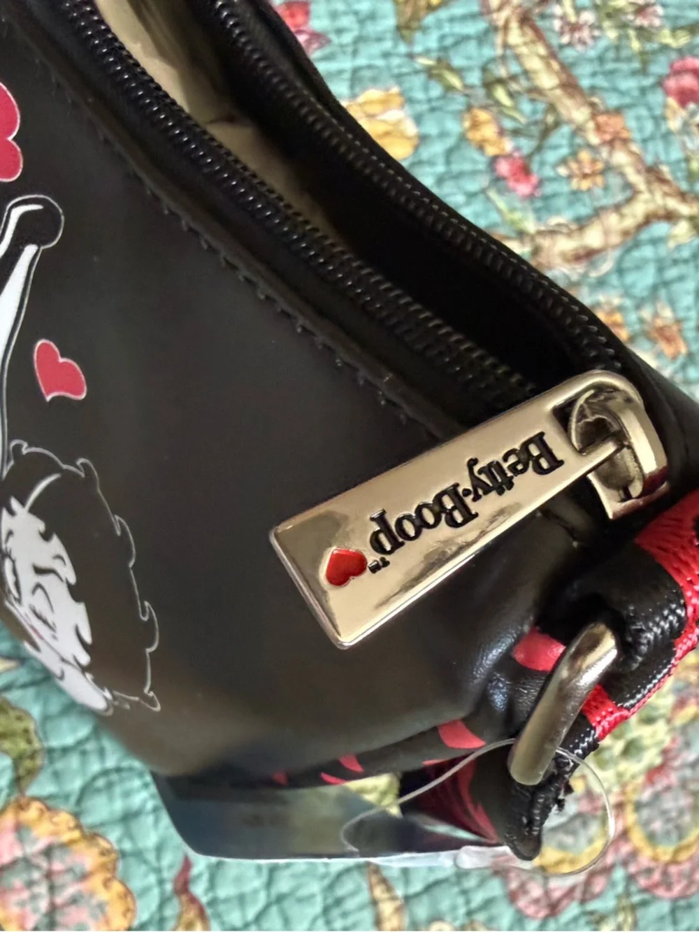 Betty Boop Black Crossbody by Fleischer Studios - Picture 2 of 5